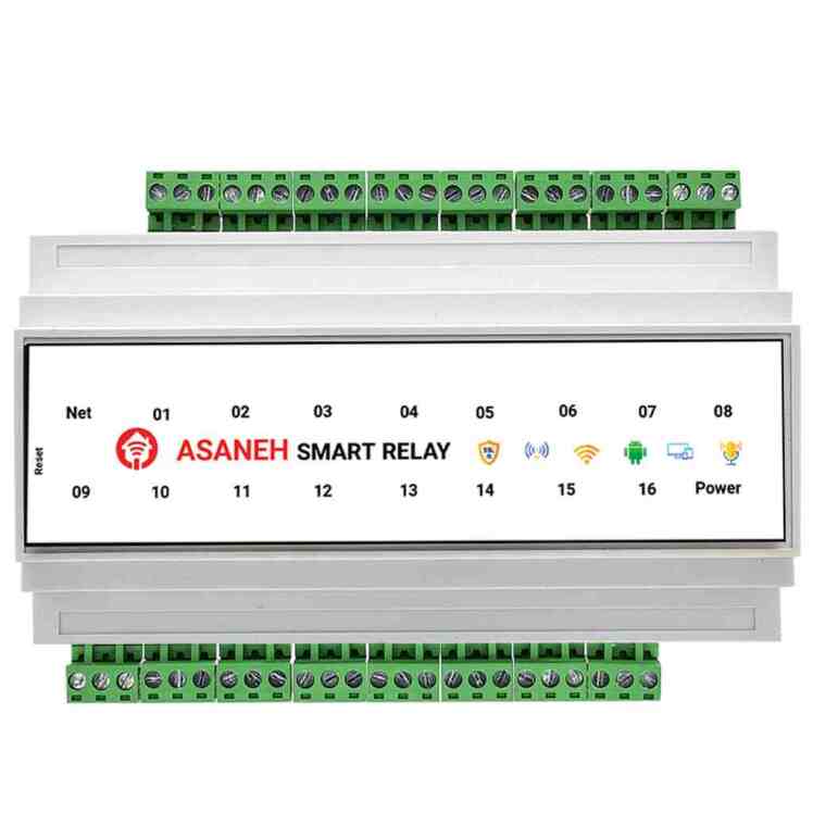 رله هوشمند کنترل روشنایی پله ، رله 16 کانال هوشمند