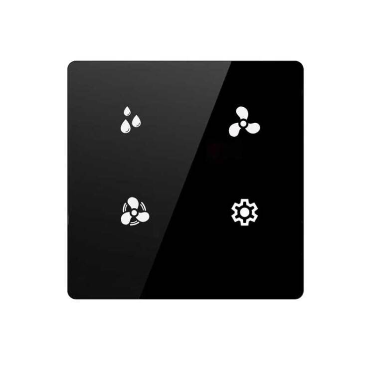 کلید هوشمند ترموستات مشکی زیبا